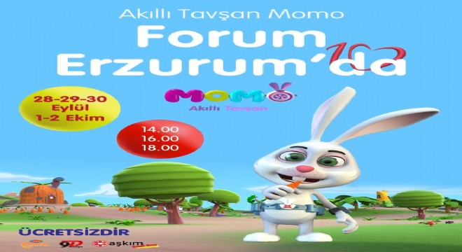 Akıllı Tavşan Momo Forum Erzurum'da